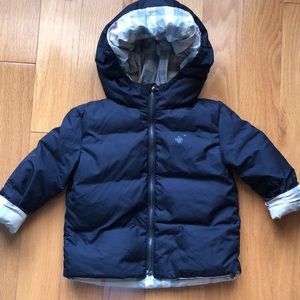 Burberry down jacket.